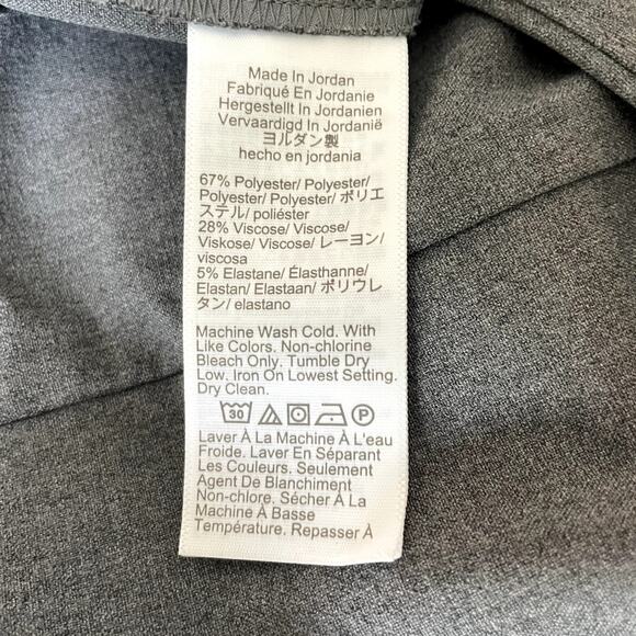 J.Crew Factory Slim Fit Full Length Trouser Pant Office CB286 Heathered Grey 10 - Picture 14 of 14